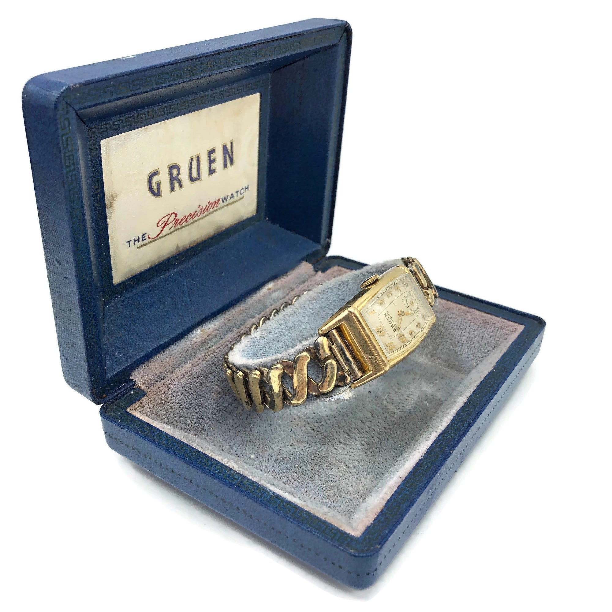 Vintage Gruen Curvex Precision Gold Filled Men's Wristwatch