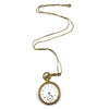 Vintage Tiffany & Co. 18K Small Pocket Watch W/ 14K Necklace Chain