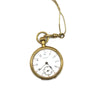 Vintage Tiffany & Co. 18K Small Pocket Watch W/ 14K Necklace Chain