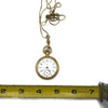 Vintage Tiffany & Co. 18K Small Pocket Watch W/ 14K Necklace Chain