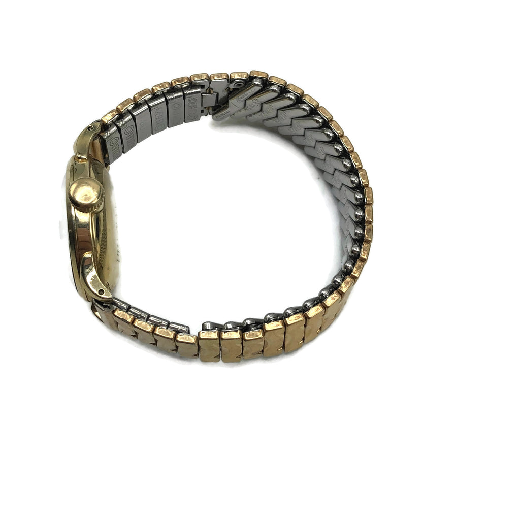 Vintage 14K Hamilton Round Face Wristwatch W/ Gold Filled Band