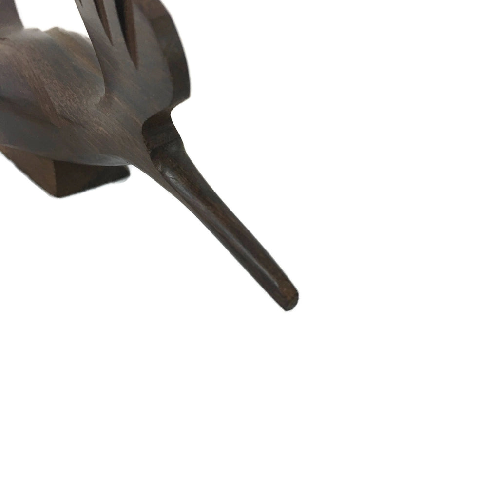 Vintage Iron Wood Road Runner Sculpture