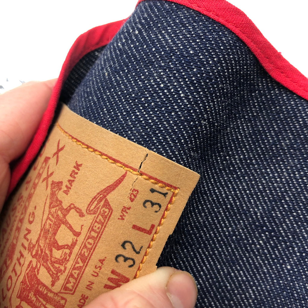 Vintage 1970’s Levi’s Denim Placemats Big “E”