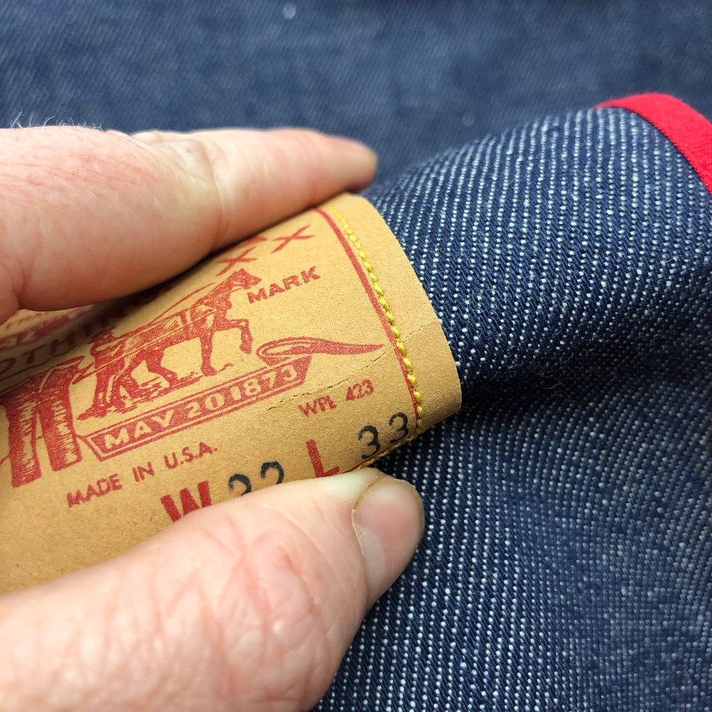 Vintage 1970’s Levi’s Denim Placemats Big “E”