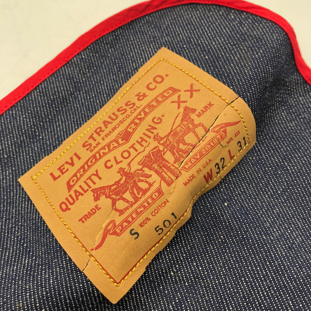 Vintage 1970’s Levi’s Denim Placemats Big “E”