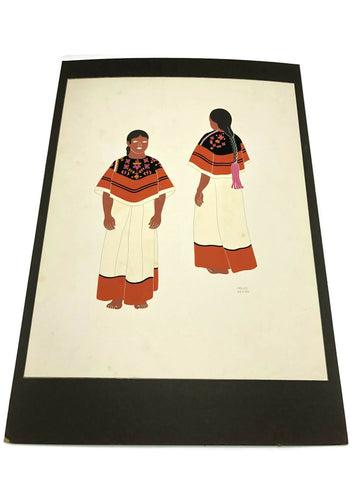 Vintage 1941 Set of 25 Color Plates By Carlos Merida