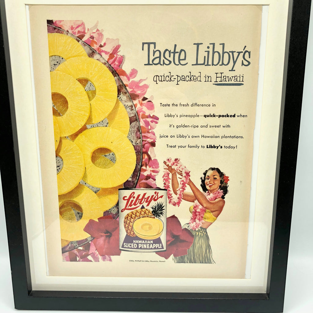 Vintage Libby's Pineapple Advertisement