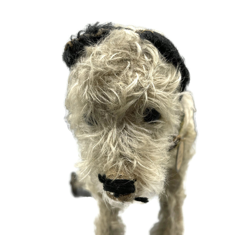Circa 1910 Antique Rare “Caesar” Mohair Terrier Pet Dog Of King Edward The 7th
