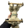 Circa 1910 Antique Rare “Caesar” Mohair Terrier Pet Dog Of King Edward The 7th