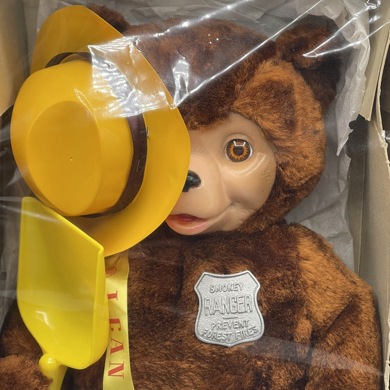 Vintage 1950’s Ideal Smokey The Bear Toy In Its Box