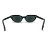 Vintage Riviera Cat Eye Black & Grey Tone Sunglasses