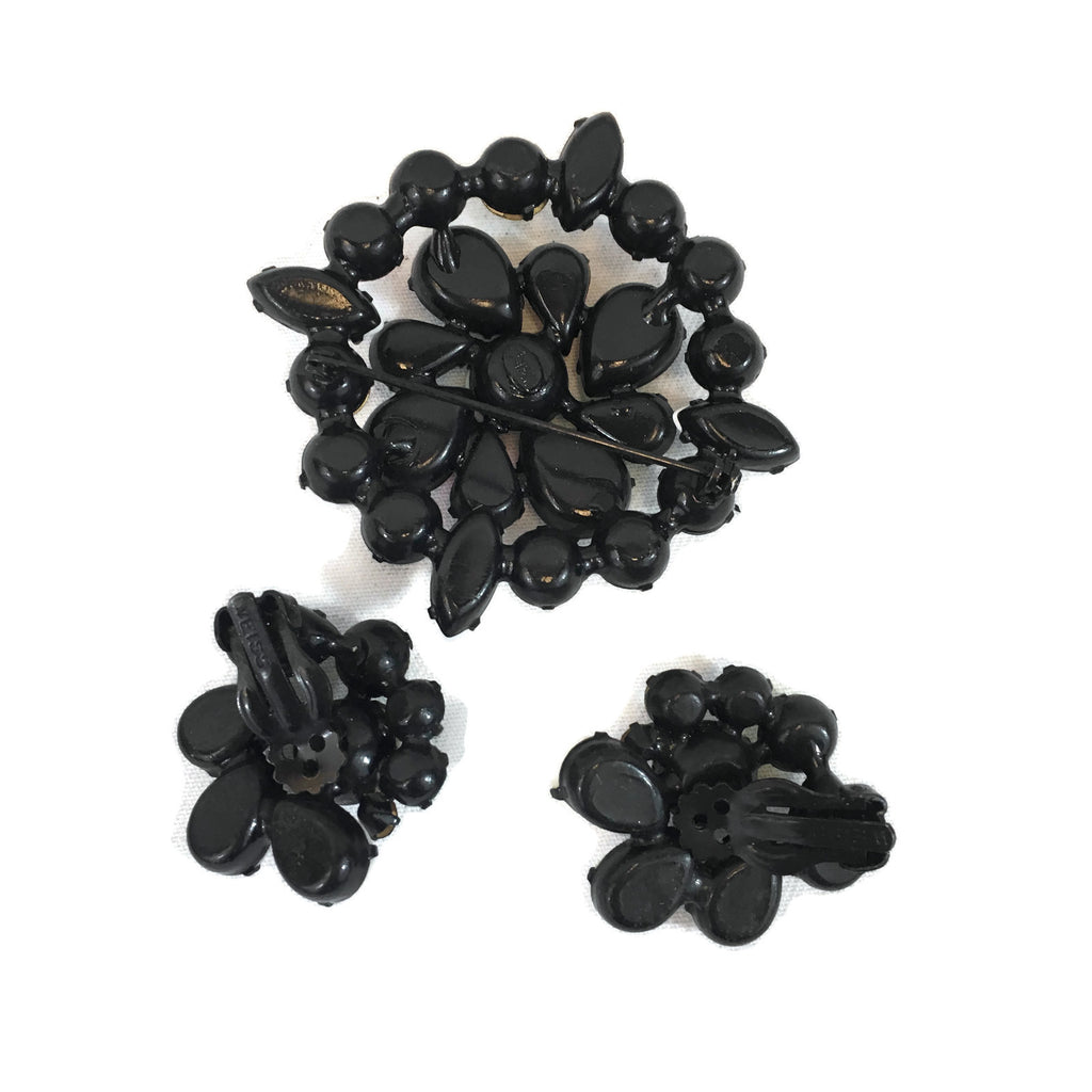 Vintage Weiss Brooch & Earring Set