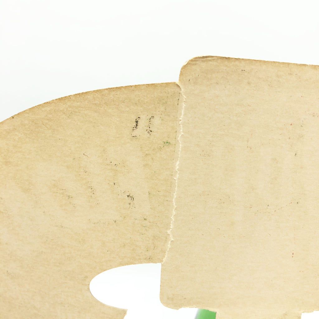 Vintage Original 7up Bottle & Cardboard Advertisement