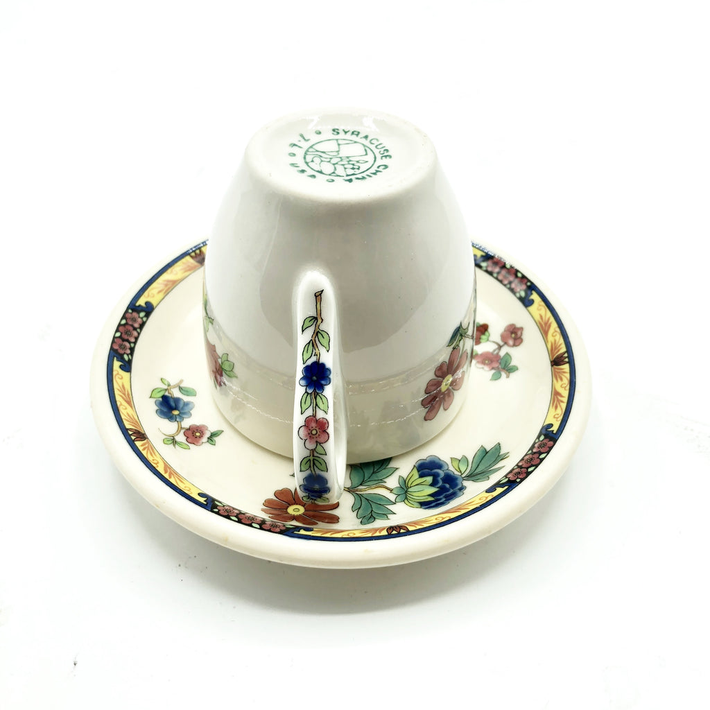 Vintage Ambassador Hotel Demitasse Cup & Saucer Restaurant Ware