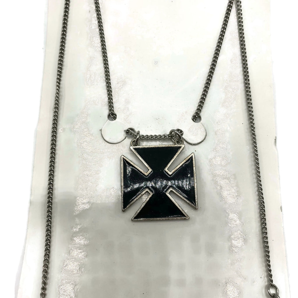 Vintage New Old Stock Lucky Surfer Cross Necklace