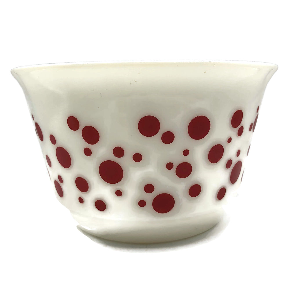Vintage Hazel Atlas Polka Dot Punch Bowl