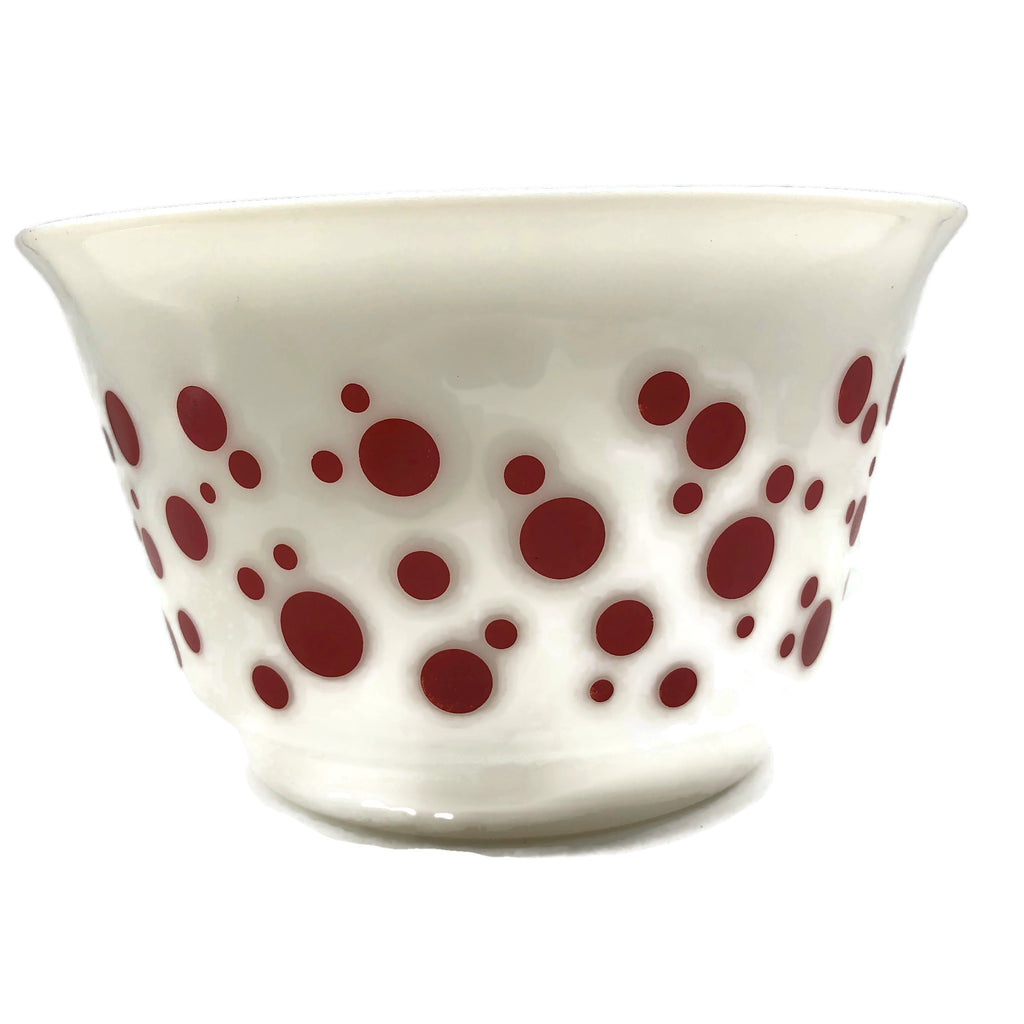 Vintage Hazel Atlas Polka Dot Punch Bowl