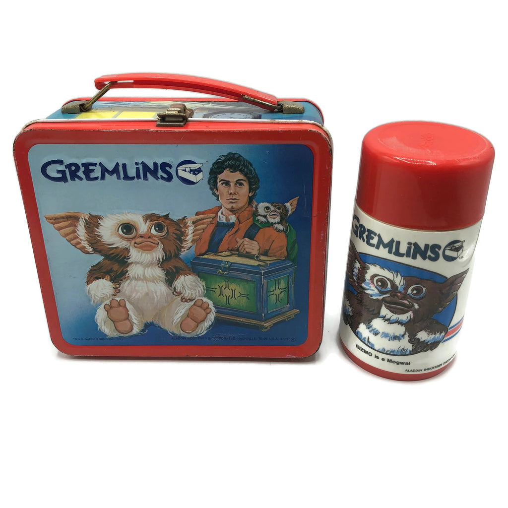 Vintage 1984 Gremlins Lunch Box & Thermos Set
