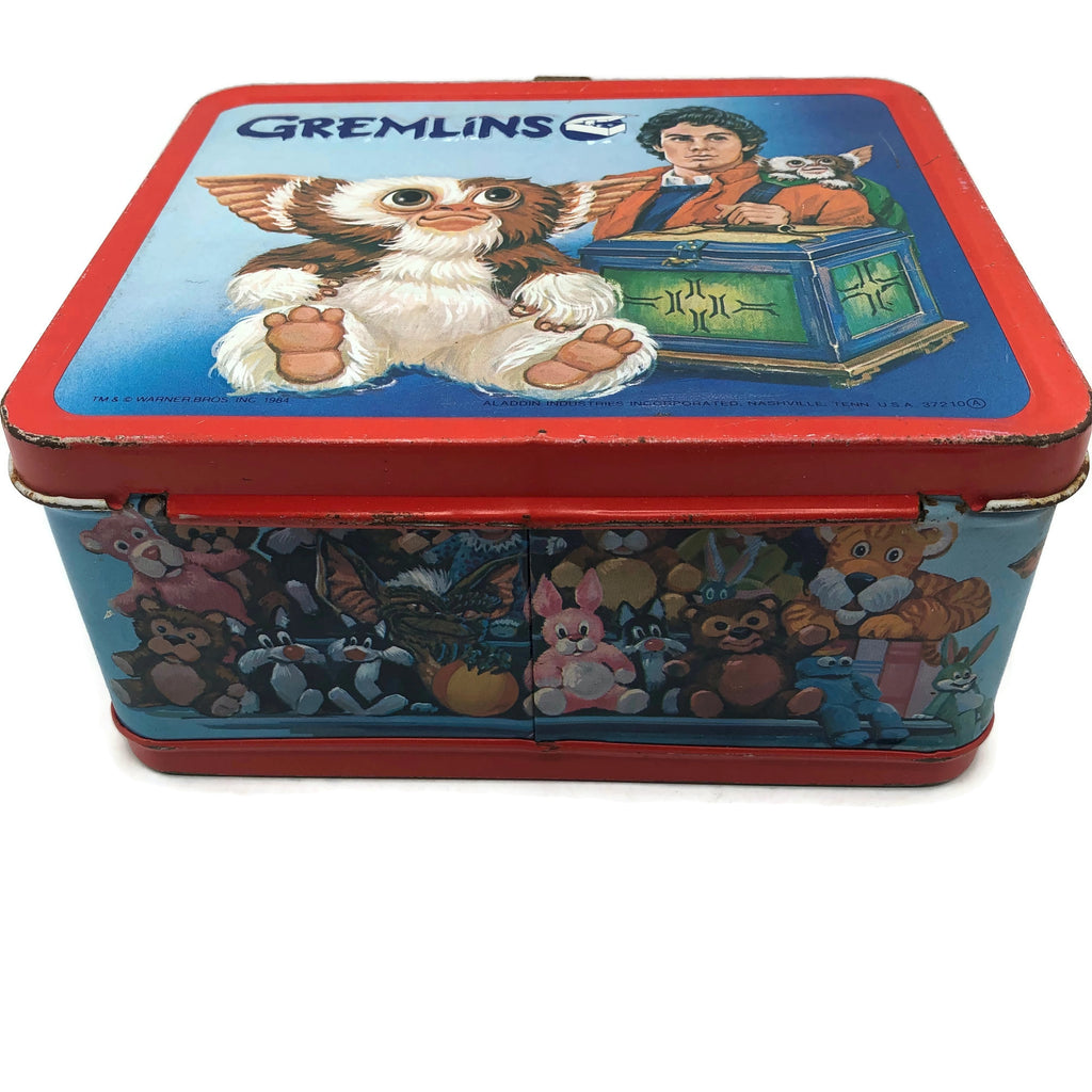 Vintage 1984 Gremlins Lunch Box & Thermos Set