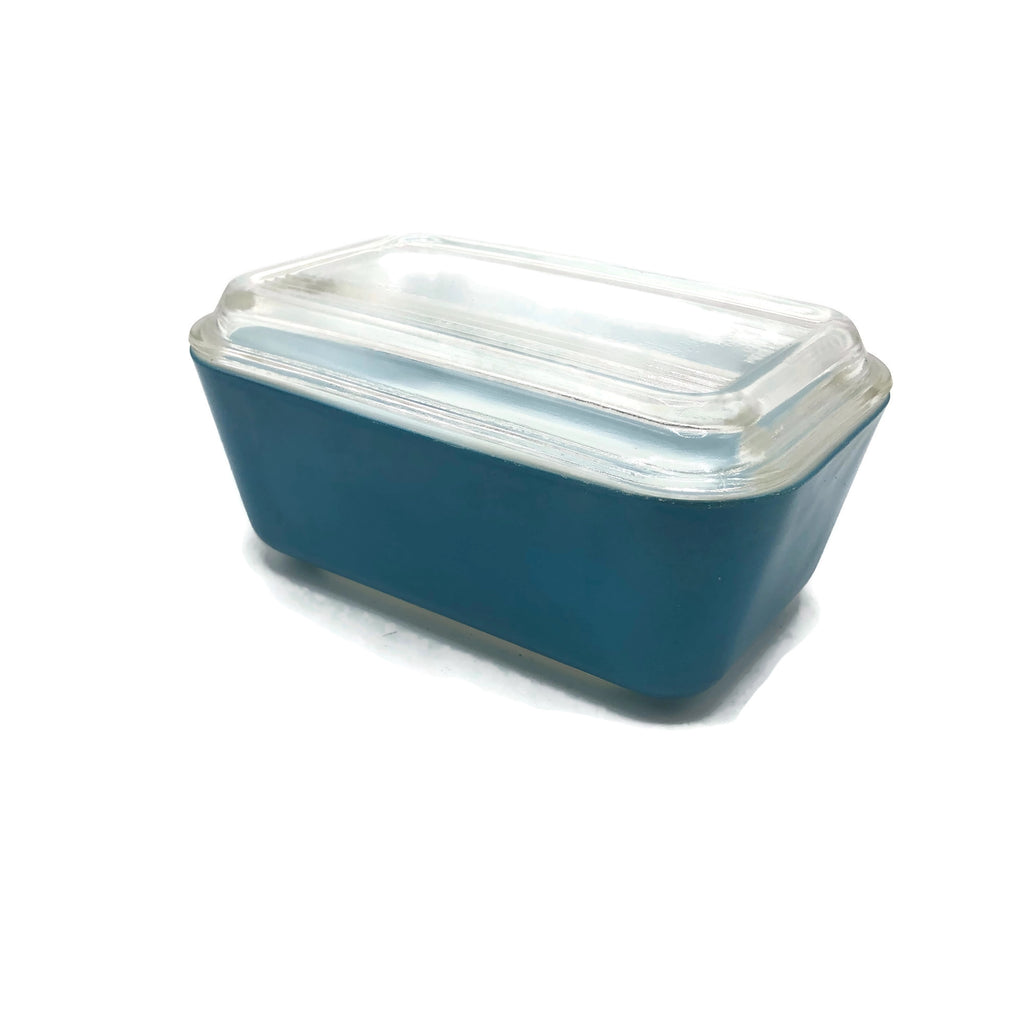 Vintage Blue Pyrex Refrigerator Container