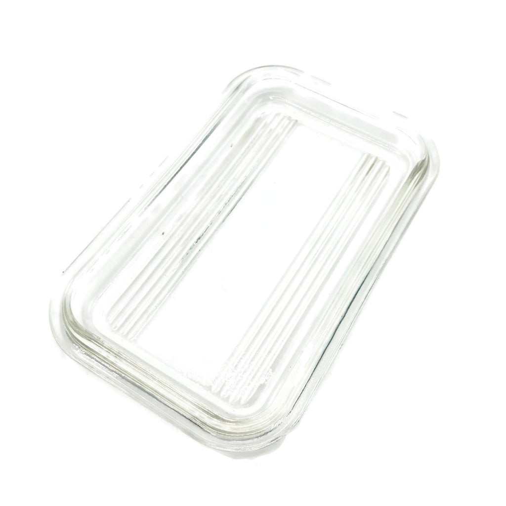 Vintage Pyrex Blue Refrigerator Container with Clear Glass Lid