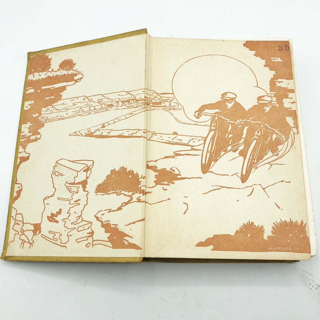 Antique 1913 Motorcycle Chums Book