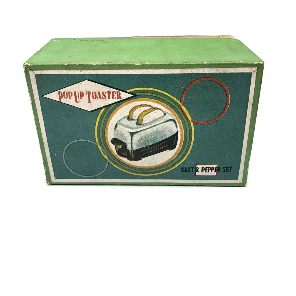 Vintage Pop Up Toaster Salt & Pepper Shakers