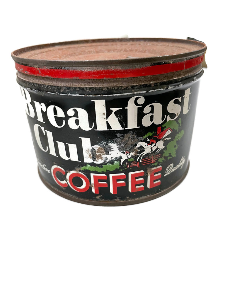 Vintage Breakfast Club Coffee Can