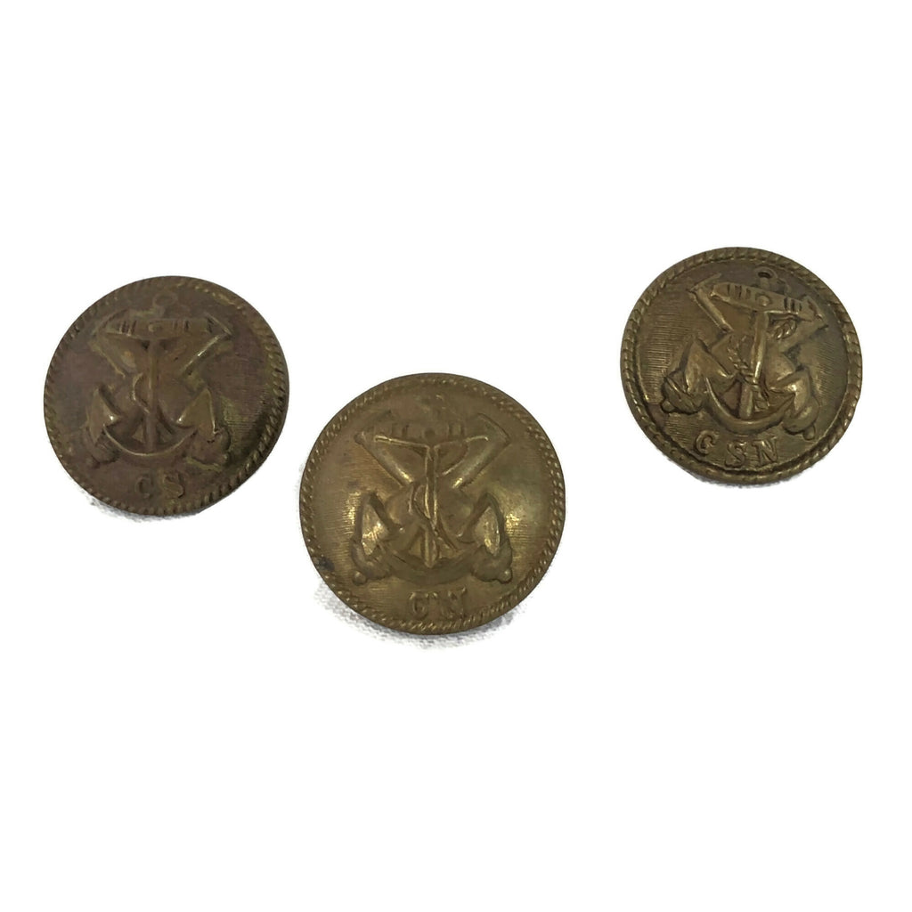 Antique English Manufactured Confederate Navy Buttons