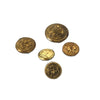 Antique Civil War Era Naval Buttons Lot of 5