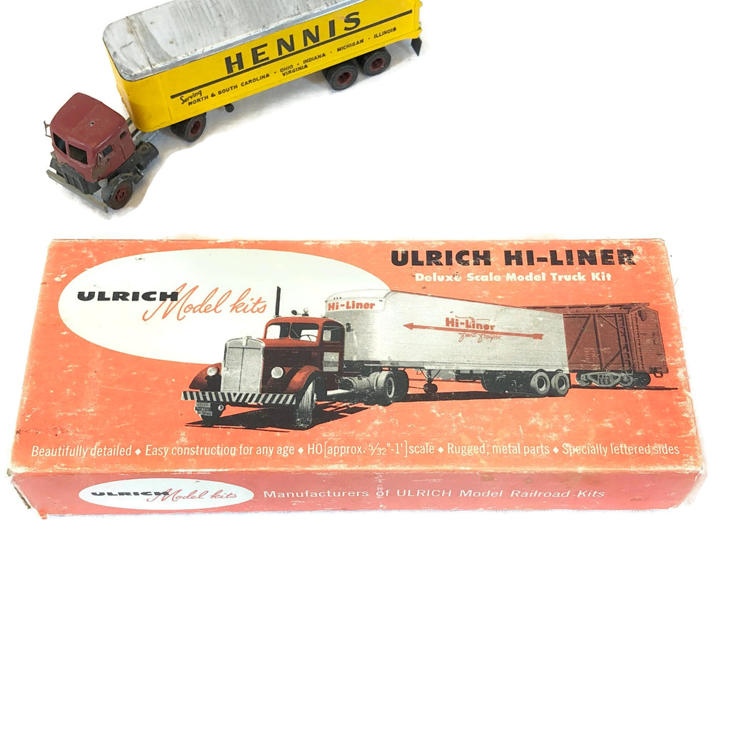Vintage Ulrich Hennis Toy Truck With Box