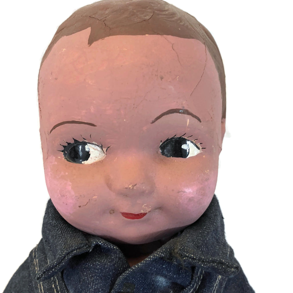 Vintage 1940’s House Brand Buddy Lee Advertising Doll (Repainted)
