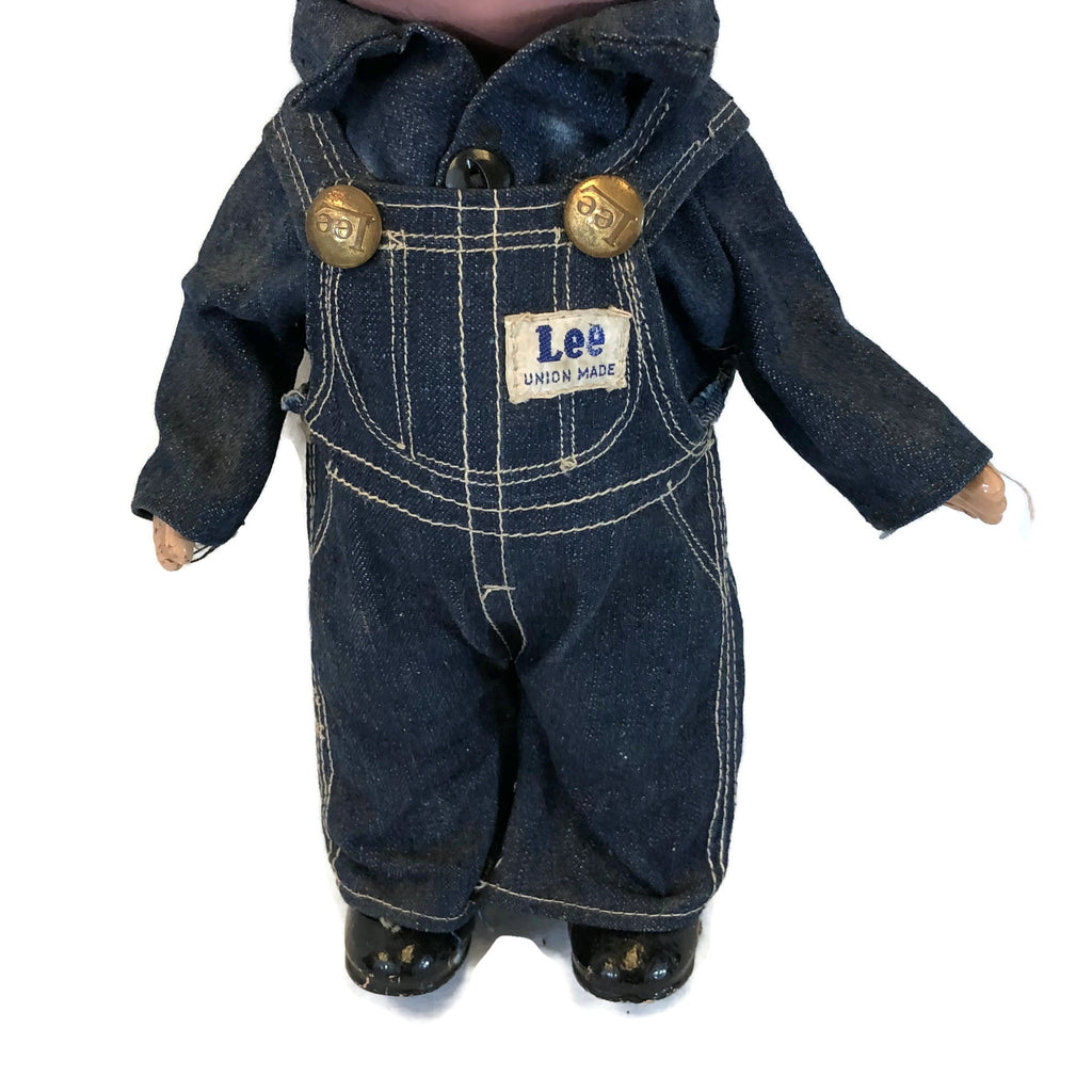 Vintage 1940’s House Brand Buddy Lee Advertising Doll (Repainted)