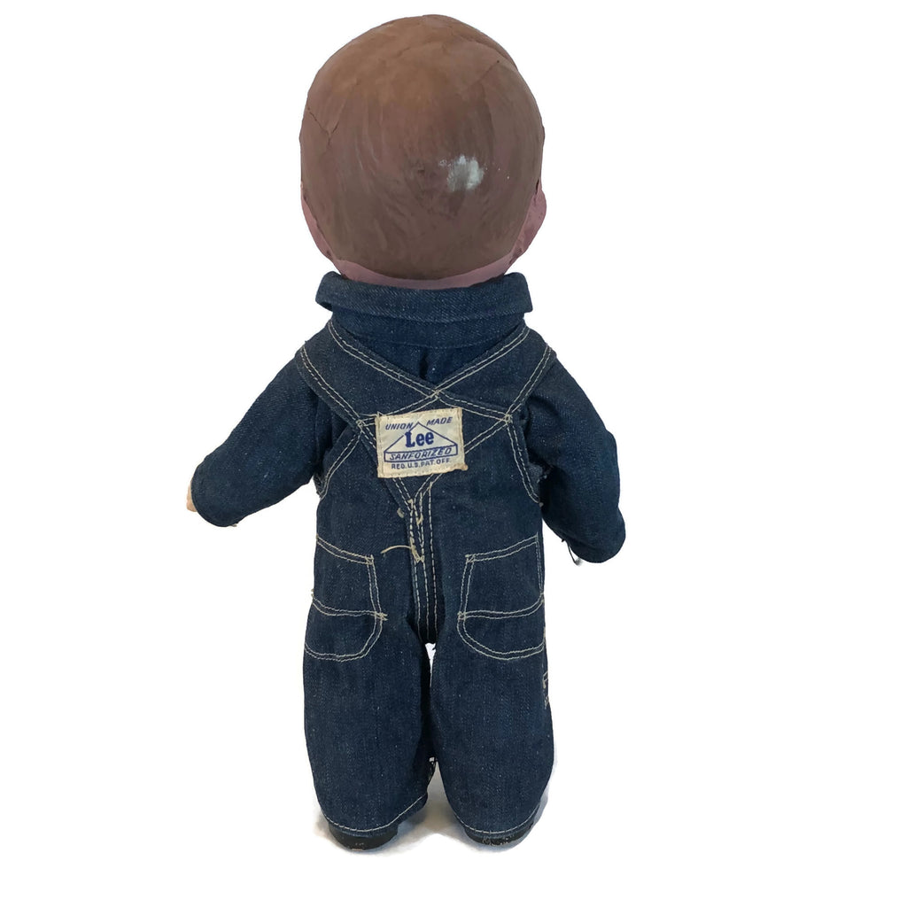 Vintage 1940’s House Brand Buddy Lee Advertising Doll (Repainted)