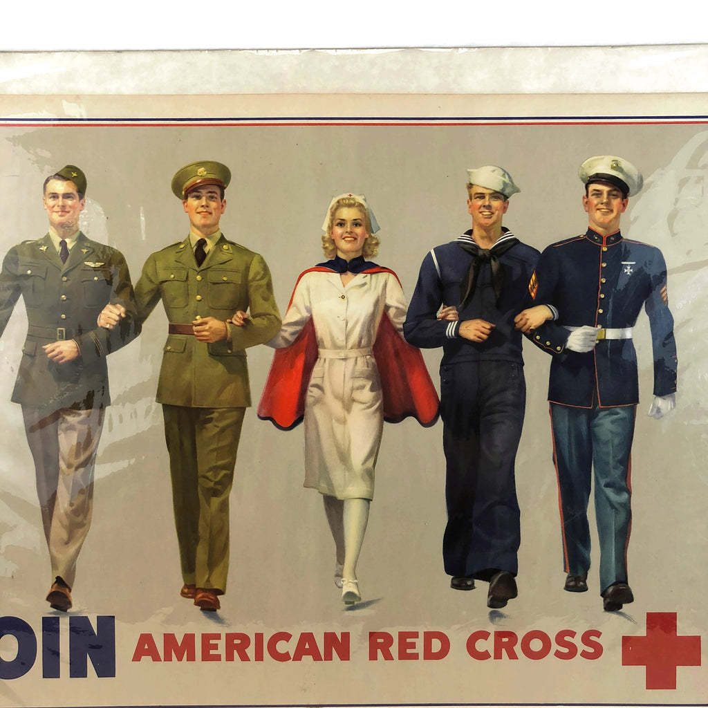 Vintage American Red Cross Recruiting Advertisement