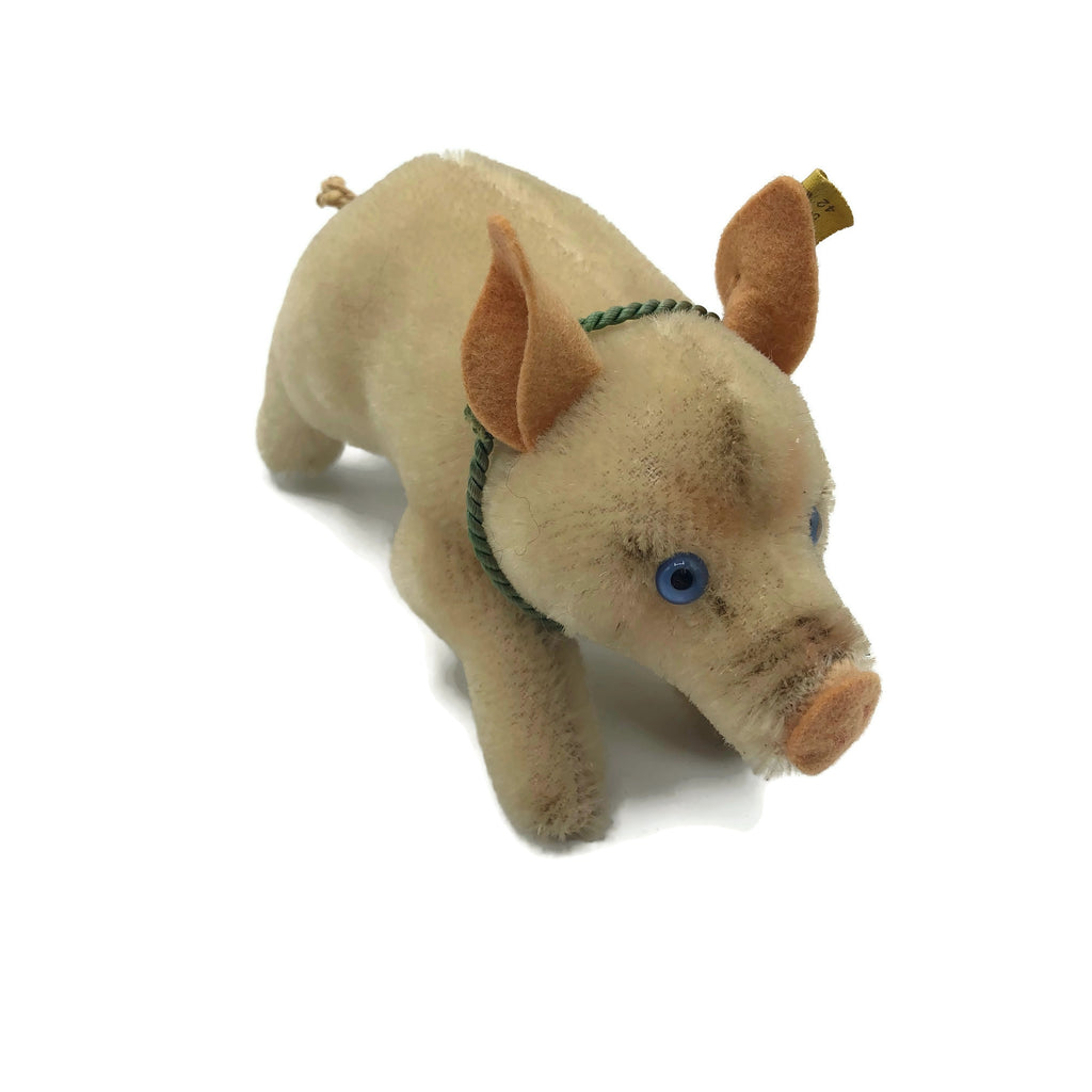 Vintage Steiff Piggy Stuffed Animal W/ Tag
