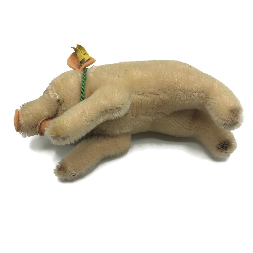 Vintage Steiff Piggy Stuffed Animal W/ Tag
