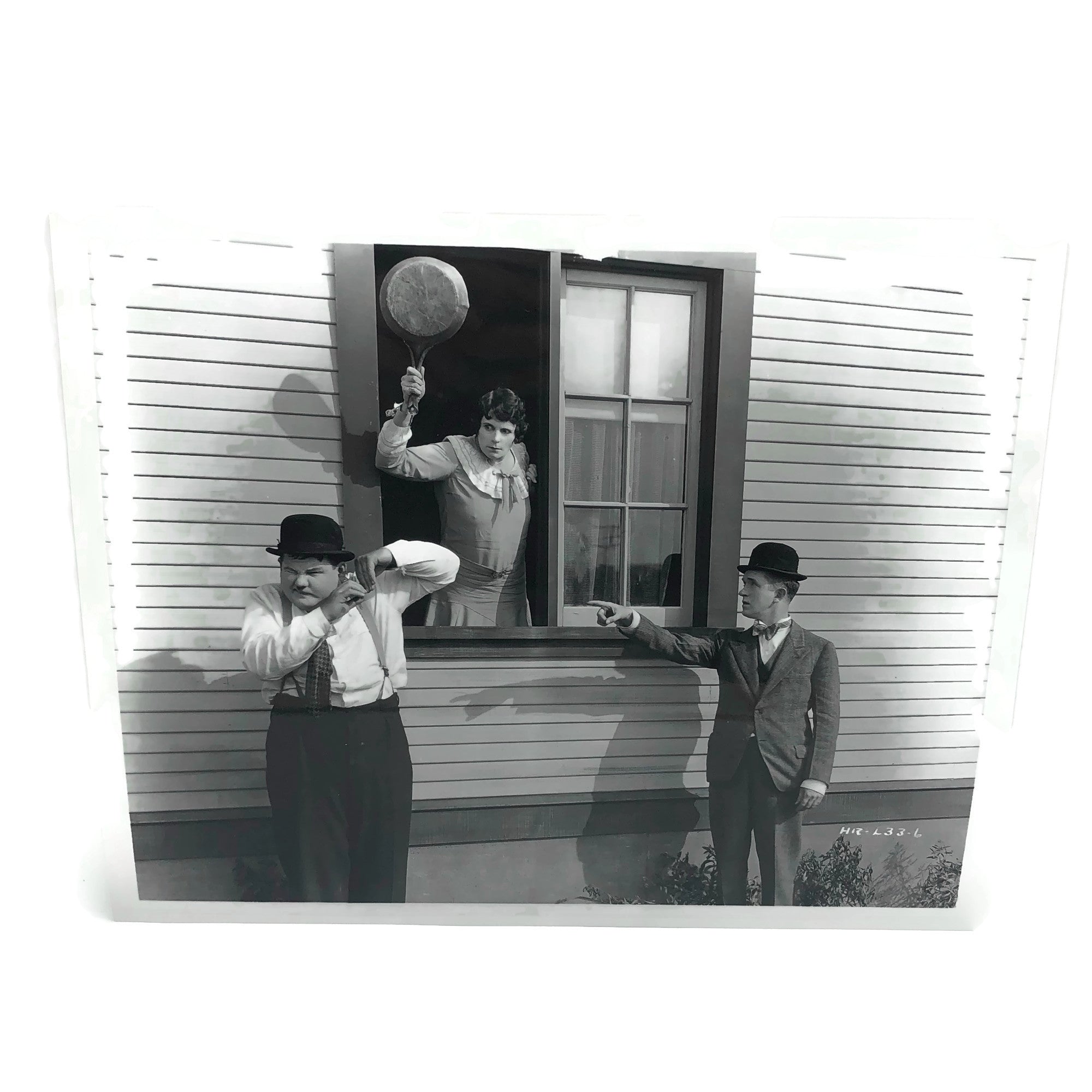 Vintage New Mint Condition Laurel & Hardy Still From Hog Wild