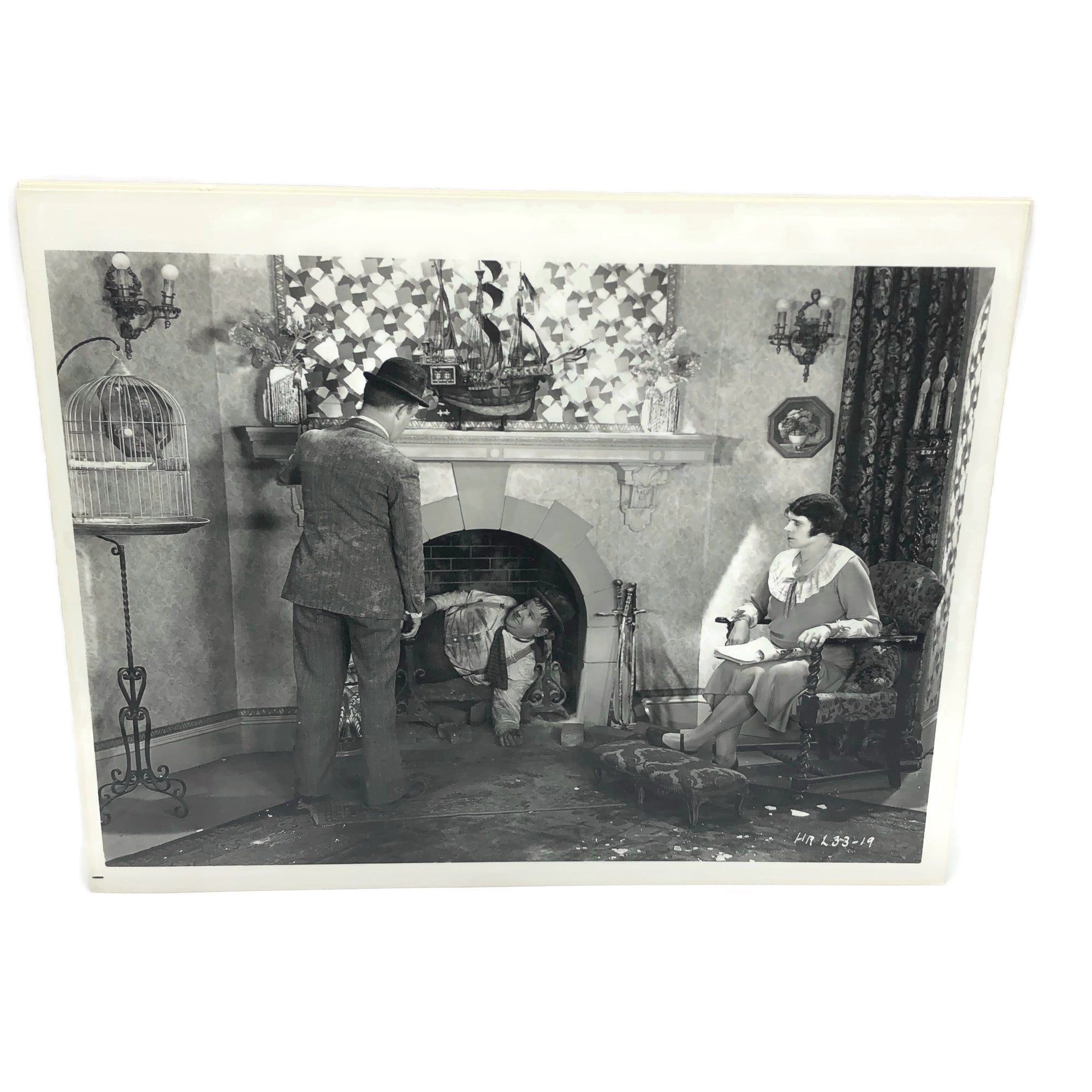 Vintage New Mint Condition Laurel & Hardy Still From Hog Wild