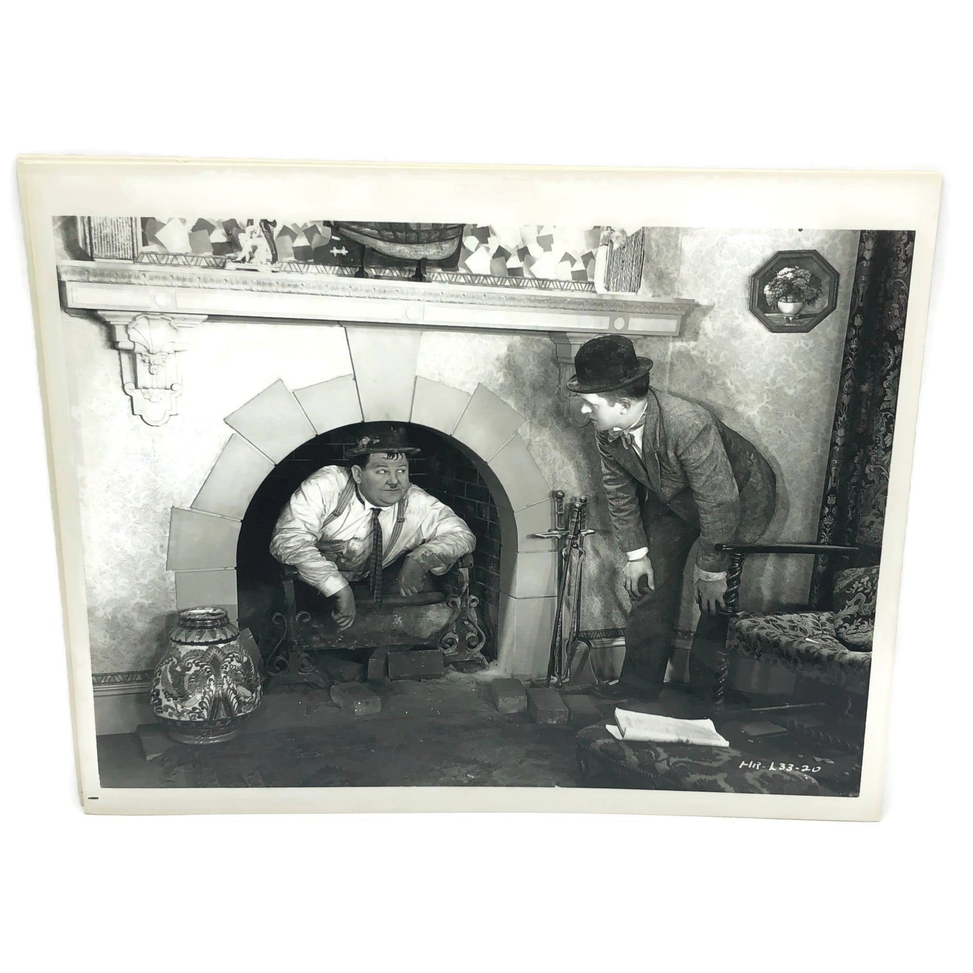 Vintage New Mint Condition Laurel & Hardy Still From Hog Wild