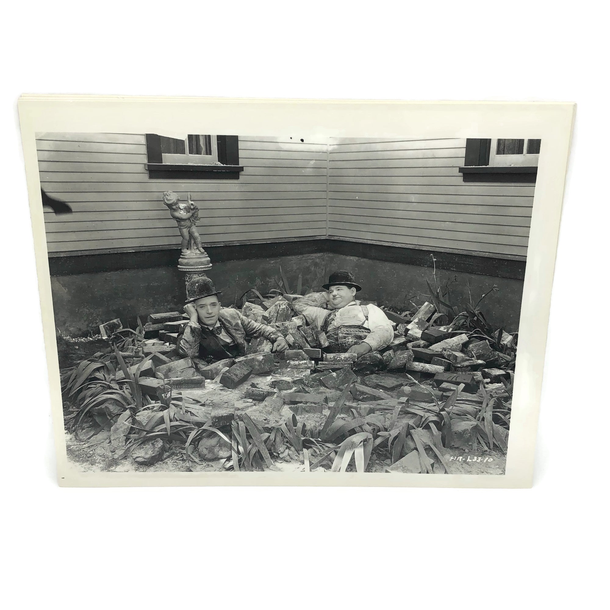 Vintage New Mint Condition Laurel & Hardy Still From Hog Wild