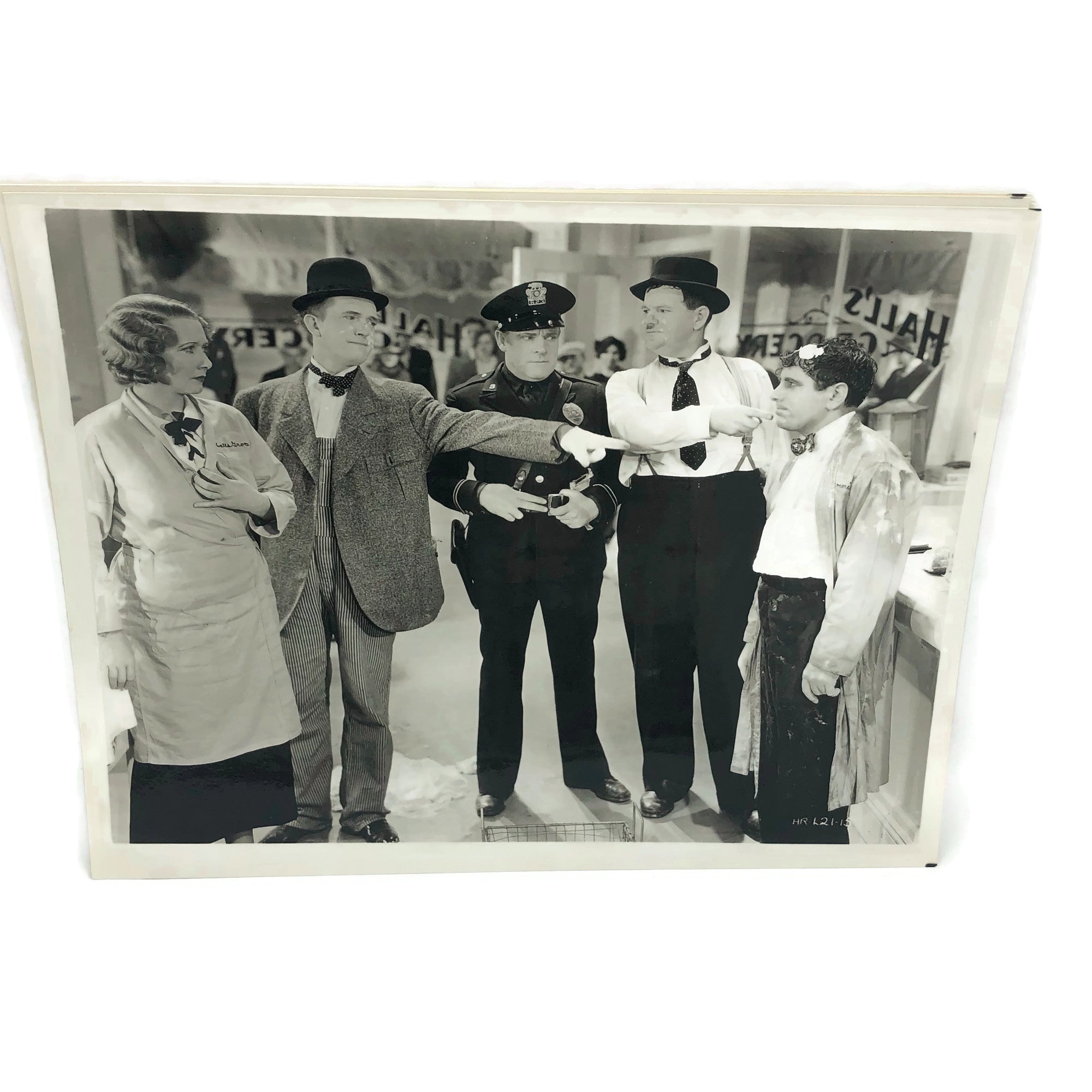 Vintage New Mint Condition Laurel & Hardy Stills From Tit For Tat