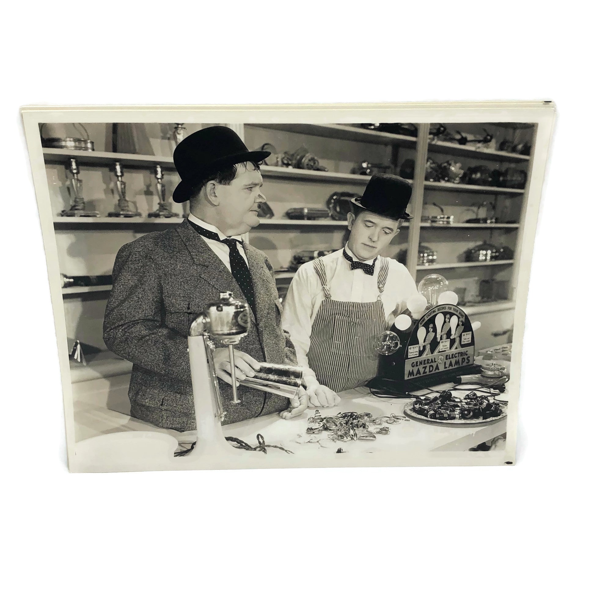 Vintage New Mint Condition Laurel & Hardy Stills From Tit For Tat