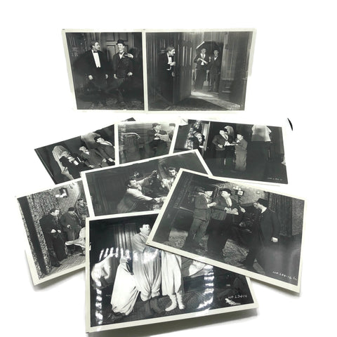 Vintage New Mint Condition  Laurel & Hardy Stills From Murder Case