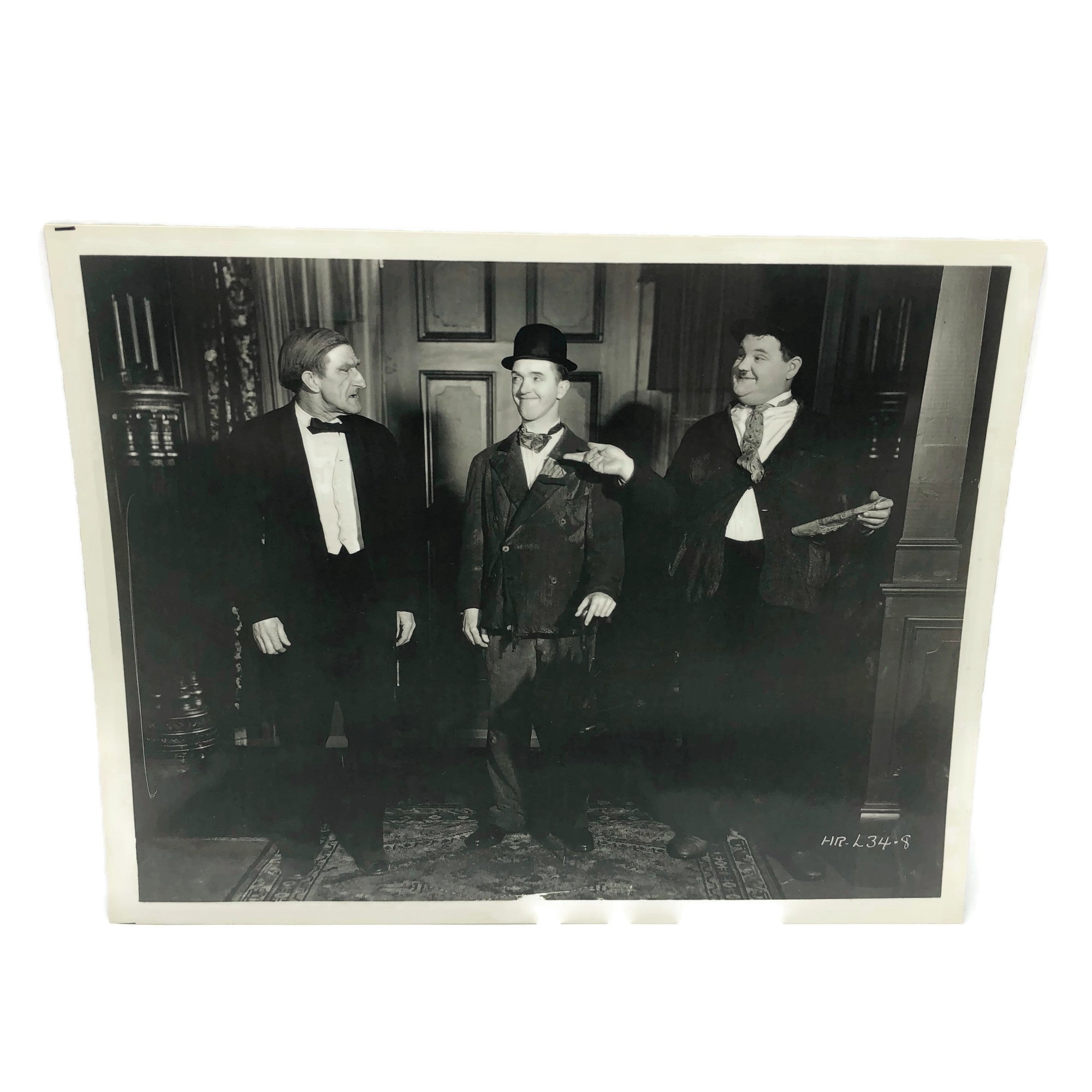 Vintage New Mint Condition Laurel & Hardy Stills From Murder Case