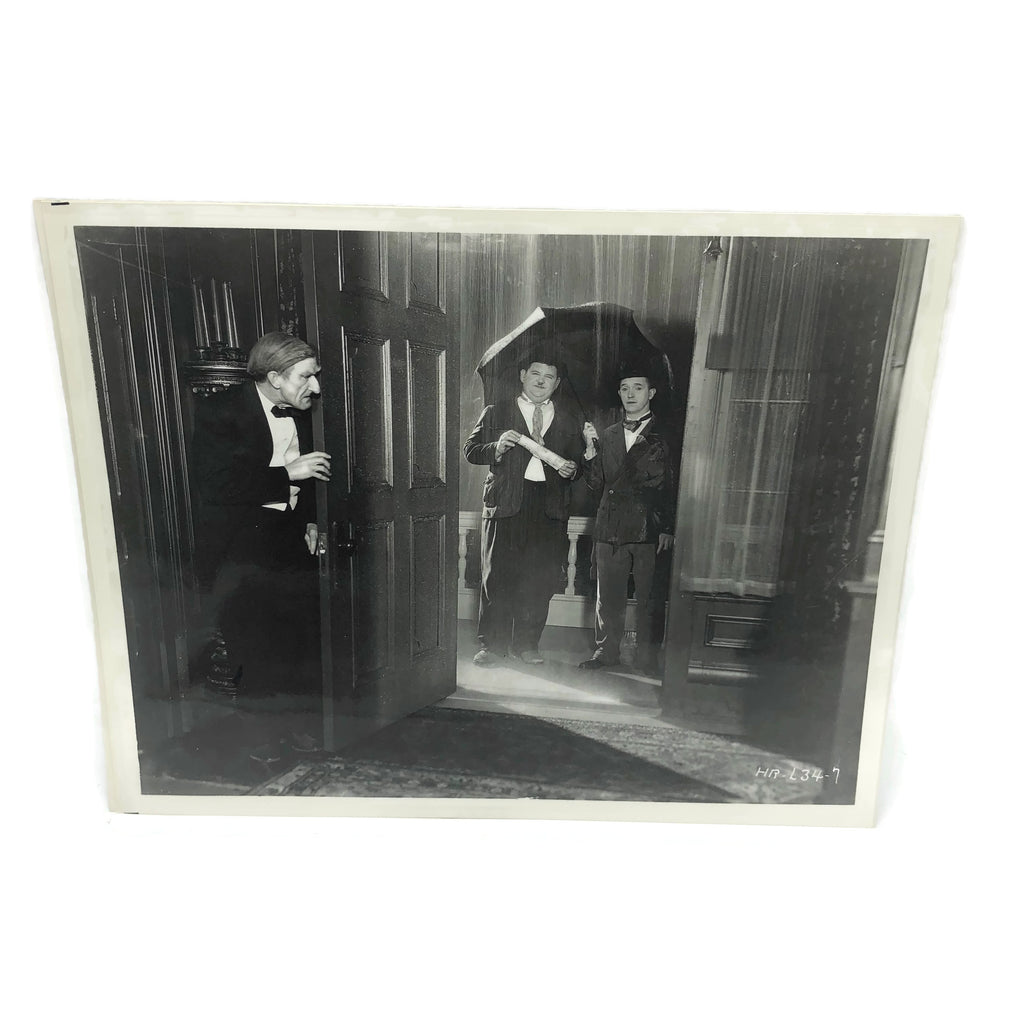 Vintage New Mint Condition  Laurel & Hardy Stills From Murder Case