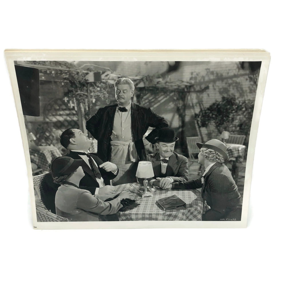 Vintage New Mint Condition  Laurel & Hardy Stills From Our Relations