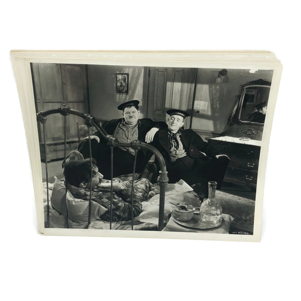 Vintage New Mint Condition  Laurel & Hardy Stills From Our Relations