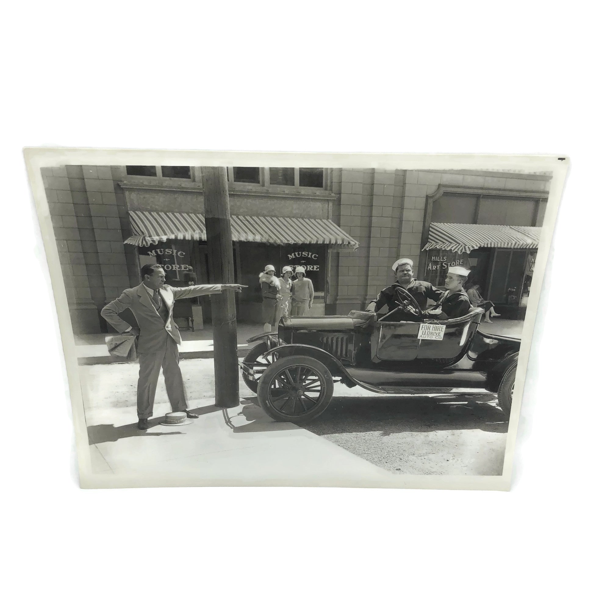 Vintage New Mint Condition Laurel & Hardy Stills From Two Taps