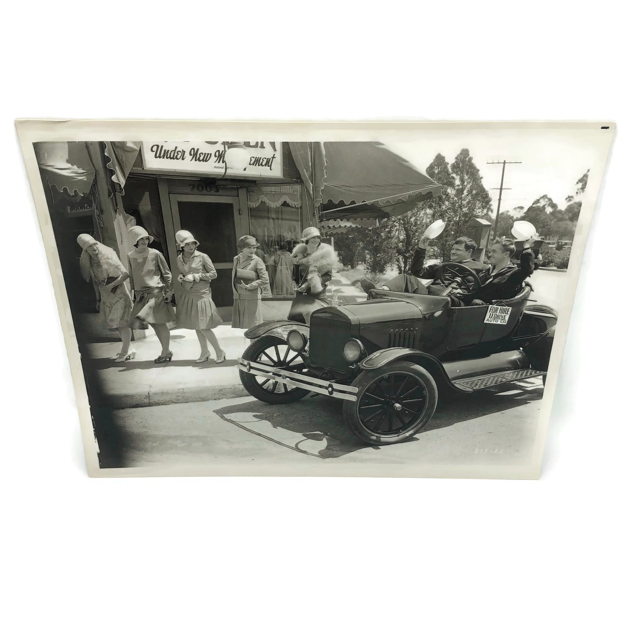 Vintage New Mint Condition Laurel & Hardy Stills From Two Taps